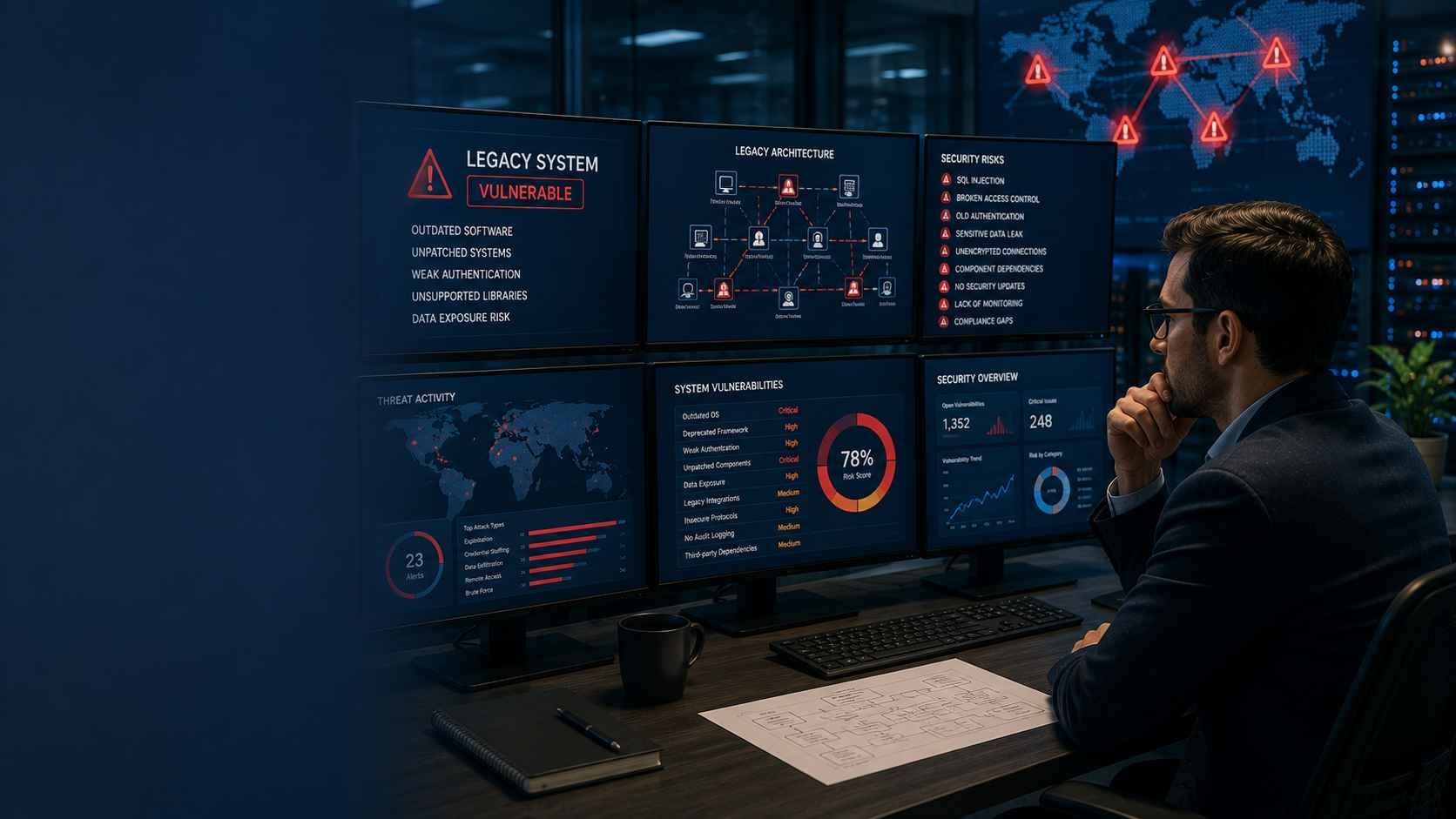 Are Legacy Systems a Security Risk? 9 Vulnerabilities Businesses Shouldn't Ignore
