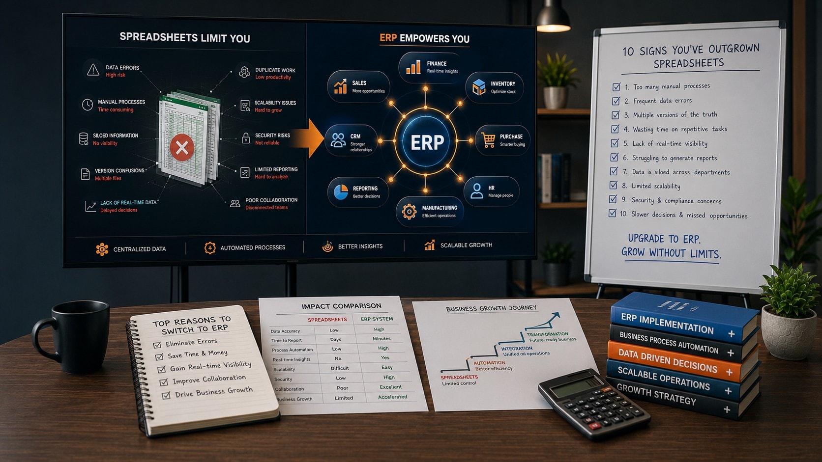 10 Signs Your Business Has Outgrown Spreadsheets and Needs an ERP System