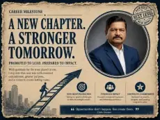 Krishna Kumar's appointment as COO — announced on LinkedIn