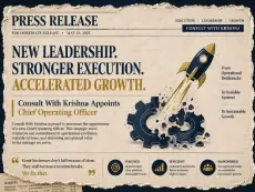 Krishna Kumar Launches Fractional Integrator & COO Service for Stalled Startups